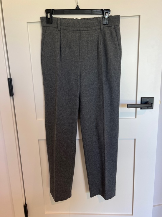 Vince Pants - Vince Gray High-Rise Cropped Dress Pants